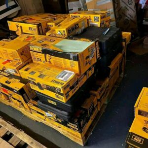 Alternative view of Milwaukee and Dewalt Tools